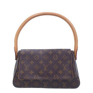 Louis Vuitton Monogram Looping Brown Semi Shoulder Bag